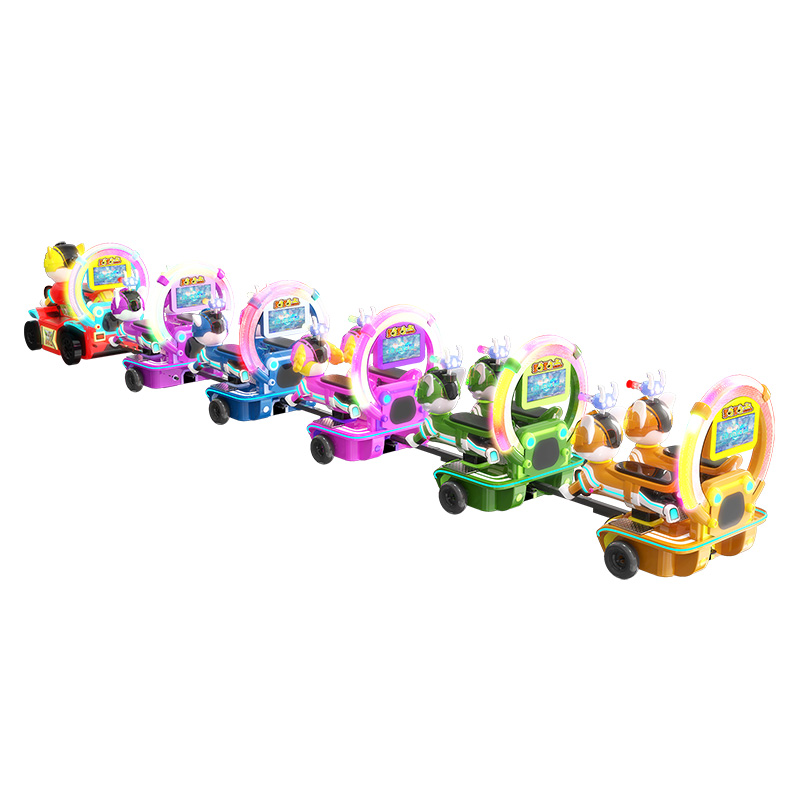 HQ Dog Sport Meet Battery Trakcless Train with game screen    